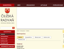 Tablet Screenshot of csilizradvany.sk